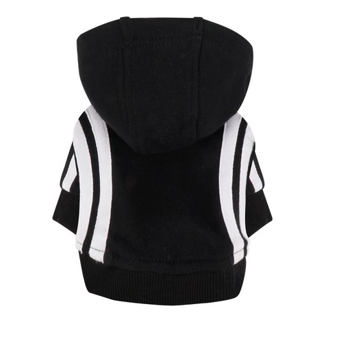 퍼피엔젤 베이직테이프 강아지 후드 티셔츠 TS667, 999 BK