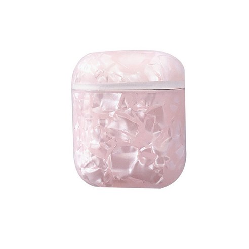 비쉐르 다이아몬드 자개 에어팟 2세대 하드 젤리 케이스, 핑크