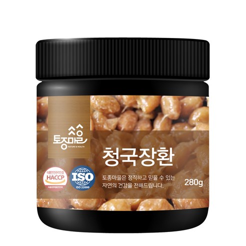 토종마을 국산 청국장환, 1개, 280g