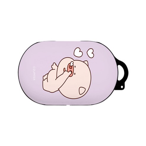 뚠뚠이 나이스 버즈 이어폰 케이스, 하트버블