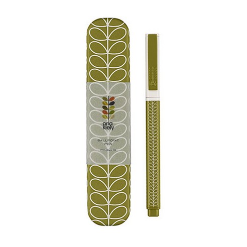 올라카일리 북유럽 디자인 고급 메탈 볼펜 1.0mm, 그린, 1개