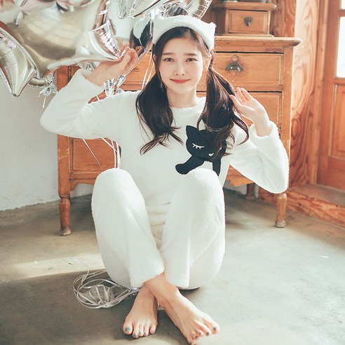 코코드림 여성용 낸시고양이 안대 + 수면잠옷