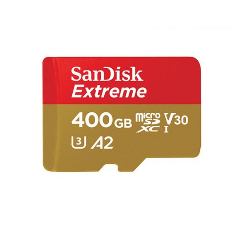 샌디스크 익스트림 마이크로 SD카드 SDSQXA1-400G, 400GB, 1개