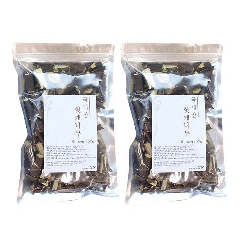 허브나래 헛개나무 가지, 300g, 2개