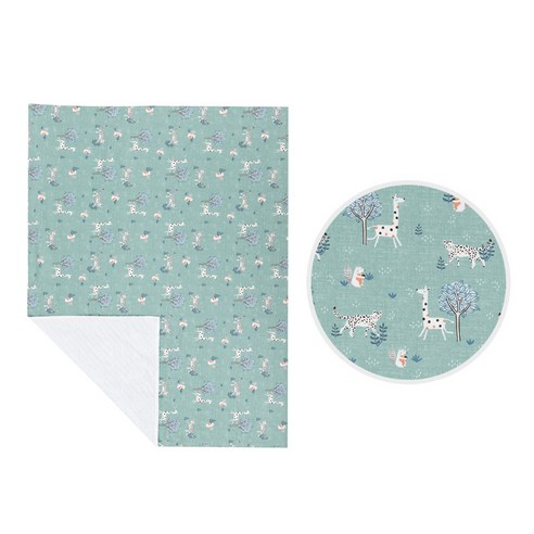 jellypop 코지블랭킷 Super Large, Green Safari