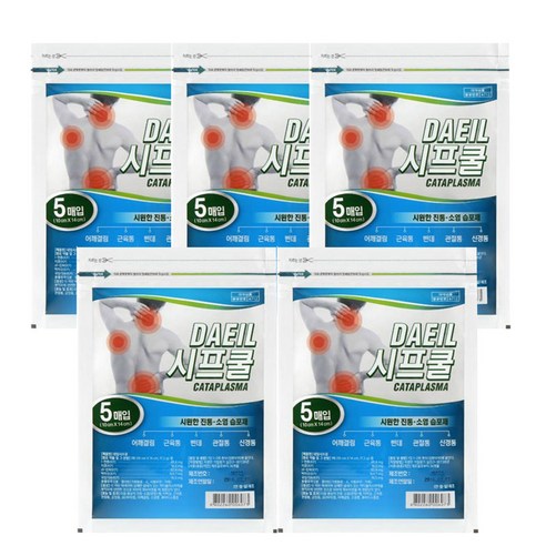 대일시프쿨 파스 5p, 5매입, 5개