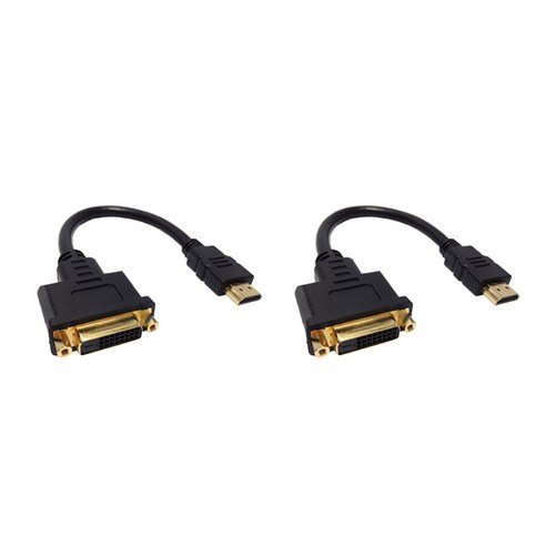 마하링크 HDMI to DVI M F 변환 젠더 15cm 2p, CP-0352