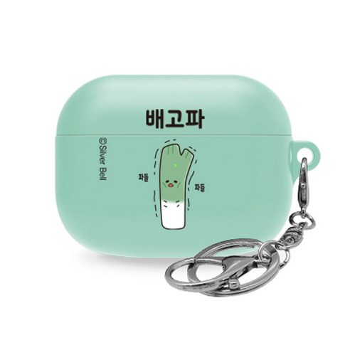 귀염뽀짝 에어팟 프로 이어폰 실리콘케이스, 단일 상품, 02 파들파들