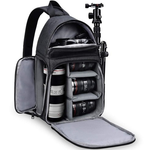 BAGnBAGs DSLR 대용량 카메라 슬링백 DS-300, 블랙