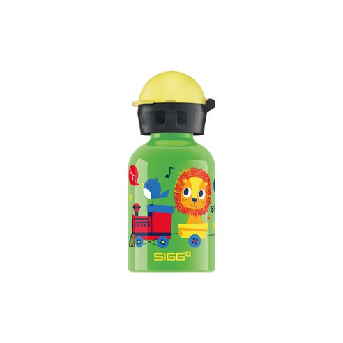 지그 키즈 워터 보틀, 정글 트레인, 300ml