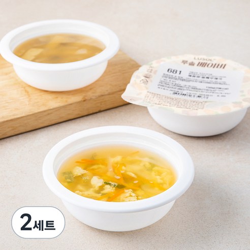 루솔 유아식 6단계 후기반찬 야채국 세트 (냉장), 450g, 2세트