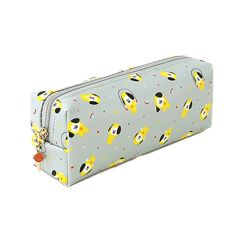모노폴리 BT21 C포켓 패턴 파우치형 필통, 치미(CHIMMY), 1개
