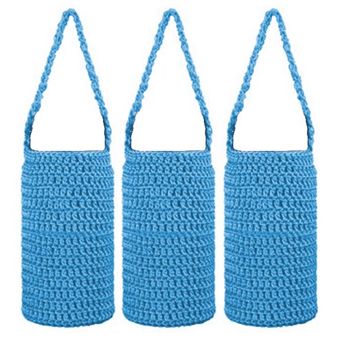 블럭마트 니트 보틀주머니 Medium 400~600ml, 스카이블루, 3개