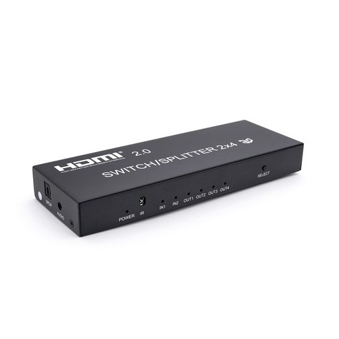 컴스 4K HDMI 2.0 분배기 2대4, BT859, 1개