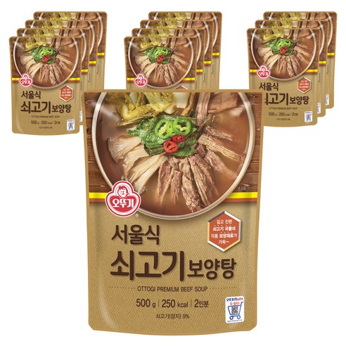 오뚜기 서울식 쇠고기 보양탕, 500g, 6개 오뚜기옛날삼계탕