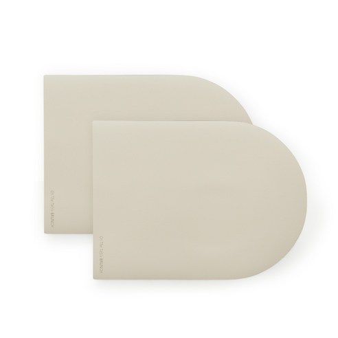 퍼니메이드 가죽 테이블매트 브런치 2p, 베이지, 35 x 26 cm, 2개
