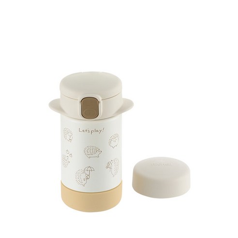 릿첼 2way 스테인리스 빨대컵 160ml, 아이보리, 1개