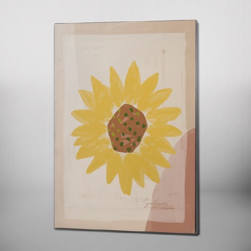 RYMD Drawing Sunflower 엣지 액자, 1개