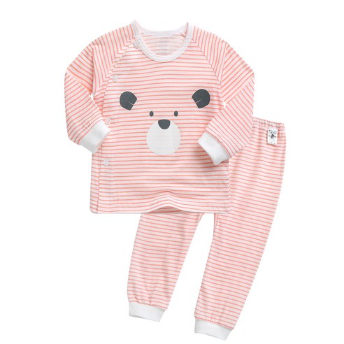 그린베베 아동용 퓨어곰 긴팔 쟈가드 내의 상하세트