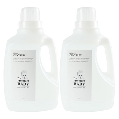 페르바도 칙 베이비 어린이 전용 살균 소독제, 2L, 2개