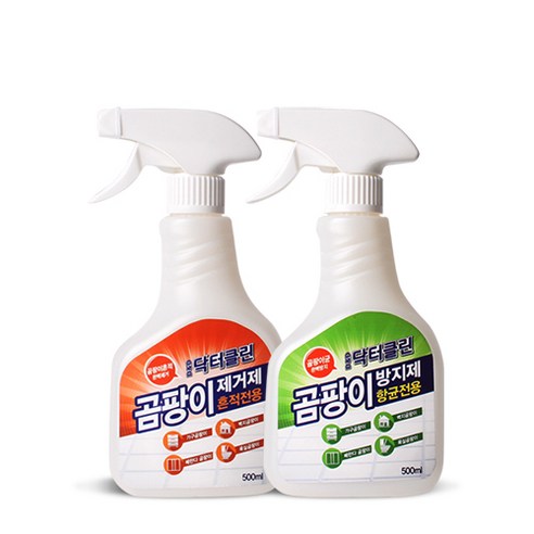 디앤디 닥터클린 곰팡이제거제 500ml + 곰팡이방지제 500ml, 1000ml, 1세트