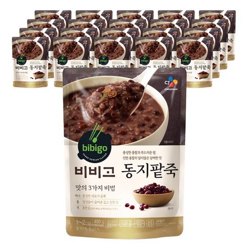 비비고 동지팥죽, 450g, 21개