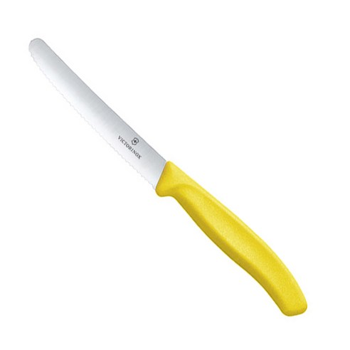 빅토리녹스 톱니 과도, 노란색(6 7836 L118), 1개