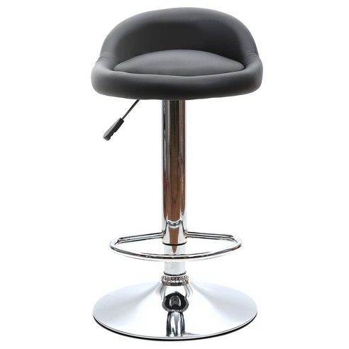 가구느낌 모자빠텐 발유 홈바의자, 블랙