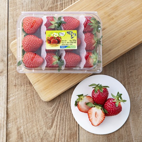 설향딸기, 500g, 1팩