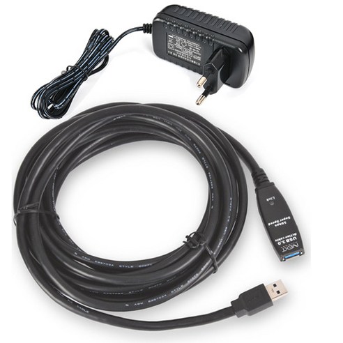 USB3.0 리피터 연장케이블 + 케이블 아답터