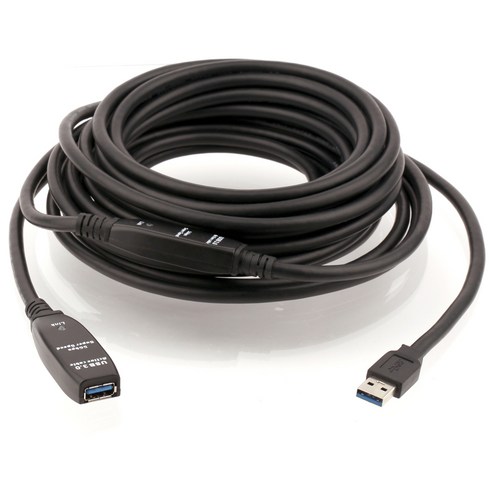 USB3.0 리피터 케이블 + 아답터