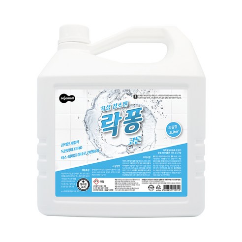 락퐁 욕실세정제 코튼향, 4L, 1개