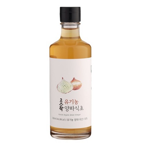 고스락 유기농 양파식초, 300ml, 4개