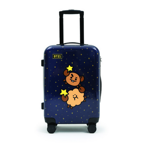 모노폴리 BT21 LUGGAGE 유니버스타 캐리어 60.96cm + 캐리어 파우치