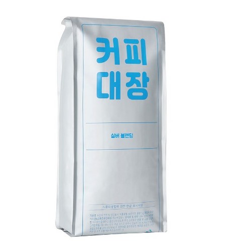 커피대장 실버 블랜딩 원두커피, 홀빈, 1kg