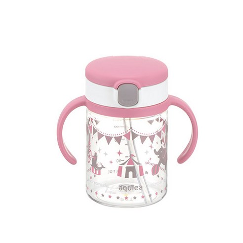릿첼 AQ 빨대컵 200ml, 1개, 핑크 
컵/텀블러/와인용품