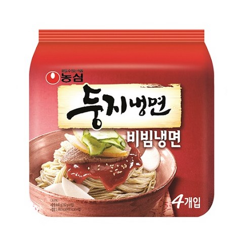 둥지냉면 비빔냉면 162g, 4개