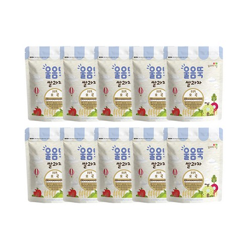 쌀과자마을 울음뚝 과자, 오곡, 10개, 30g