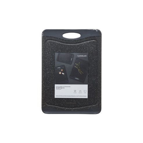락앤락 항균 마블 도마, 블랙, 1개