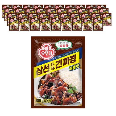 오뚜기 삼선 간짜장 해물맛, 100g, 40개