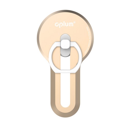 aplum 휴대폰용 슬림 슬라이드 홀더, 골드, 1개