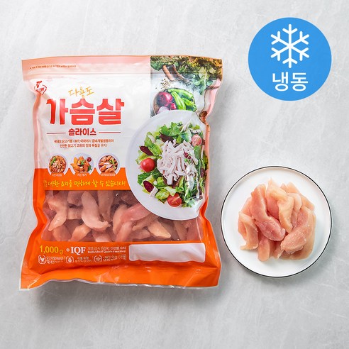 마니커 다용도 닭가슴살 슬라이스 (냉동), 1kg, 1개