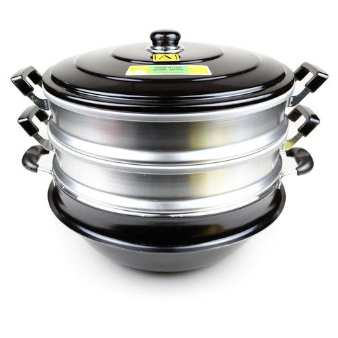 쿡앤쿡 킹스타 3단 찜솥, 48cm