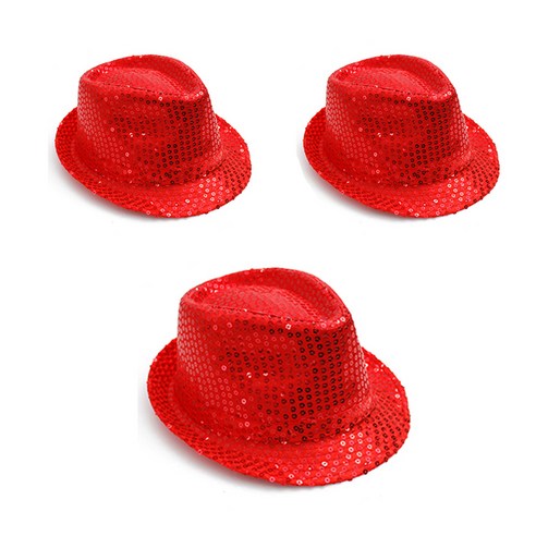 파티쇼 반짝이 신사 모자 특별한 파티를 위한 아이템