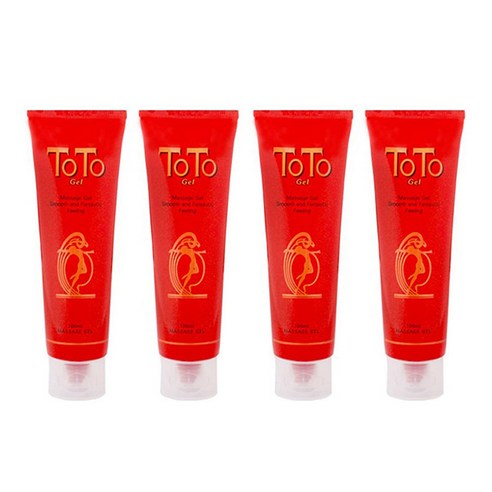 toto 바디 마사지젤 캡용기형, 100ml, 4개