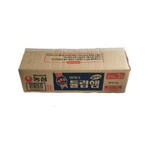 농심 덴마크 튤립 햄 클래식, 600g, 8세트