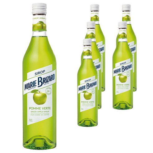 마리브리자드 그린애플 시럽, 700ml, 6개