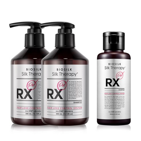 실크테라피 RX PRO 샴푸 풀잎향 300ml x 2p + 105ml 세트, 1세트
