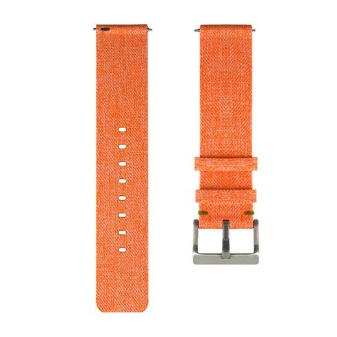 갤럭시 프론티어/기어S3/워치3 22mm 페브릭 나일론 밴드 WBG7221 (45/46mm 호환 가능), 오렌지, 1개