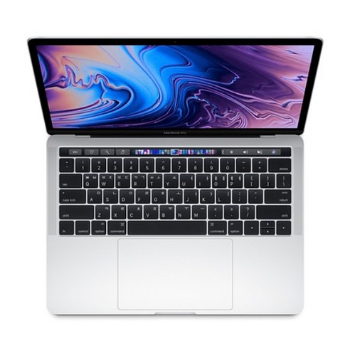 Apple 맥북 프로 터치바 13 8세대 2019년 실버 Z0WS (i5-2.4GHz quad-core 맥OS), 포함, SSD 256GB, 16GB